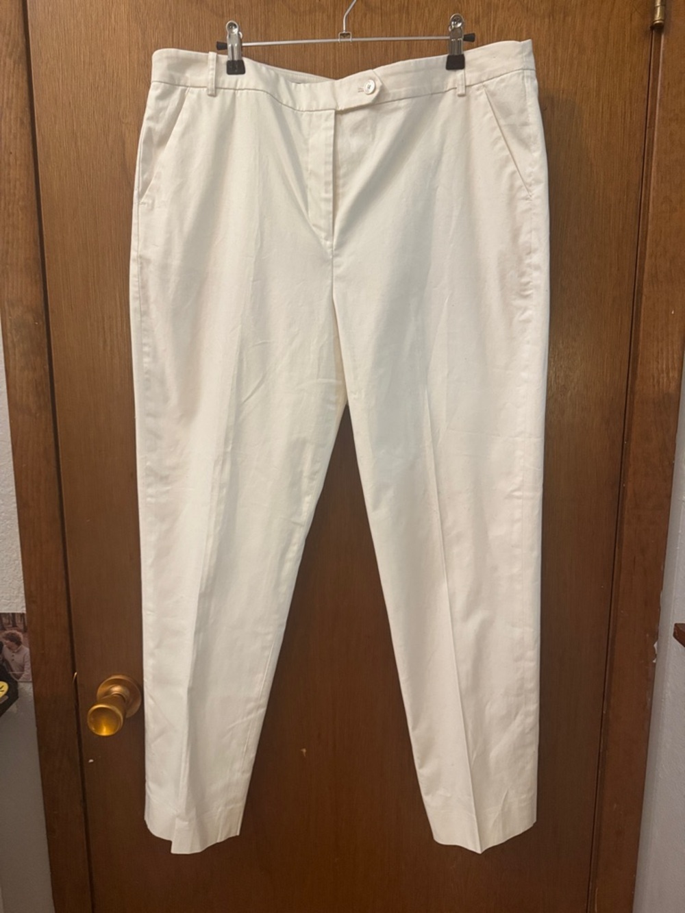 Brooks Brothers White Women's Trousers